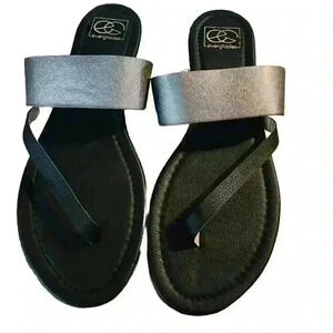 Everglades black sandals size 10. NWOT